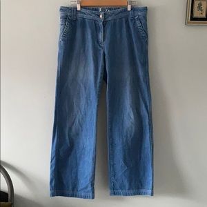 Boden Wide Leg Denim Pants